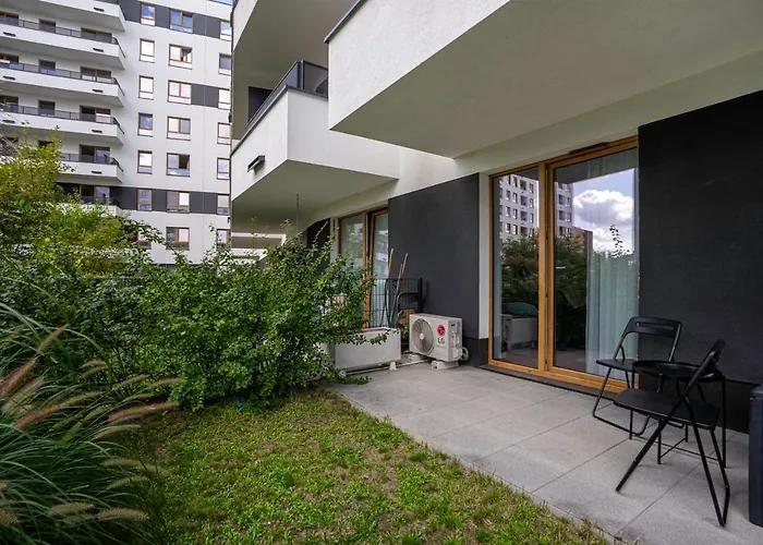 Warsaw Airport Studio With Private Terrace