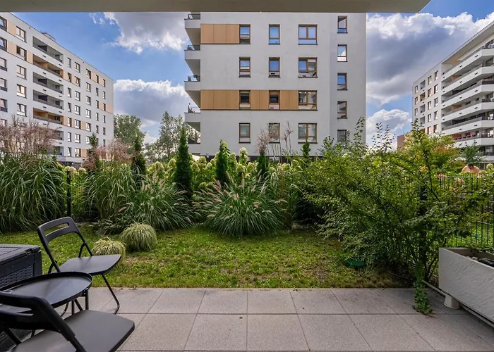 Warsaw Airport Studio With Private Terrace